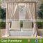 outdoor garden seaside sunbed double lounge day bed with curtain