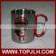Cheap promotional sports carabiner stainless steel mug for sublimation