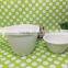 Stocked Popular White Ceramic Bowl ceramic dished with single Handles