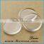 Loose Cabochons!!! Round Flatback Transparent Clear Glass Cabochons Beads