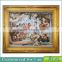 Wood Photo Frame with Handmade Oil Painting for Wall Decoration