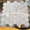 Calcutta gold square shape micro marble mosaic tile with 1cm thickness