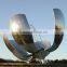 outdoor garden modern stainless steel sculpture for recoleta