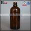 wholesale empty 100ml amber essential fragrance perfume glass bottle pump sprayer screen printing hot selling free sample
