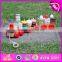 High quality child happy cartoon toy cheap Pull Shape Block Train Toy W05B089-A1