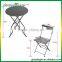 3 PC Foldable Outdoor Bistro Set