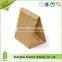 Portable Folding Washable Brown Tyvek Paper Insulated Lunch Cooler Bag for office