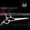 QJ-HC48 Punk style hair dresser cutting scissor with special pattern