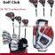 Soft steel Ti-alloy golf club set