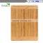 Large bamboo cutting boards and juice groove, thick chopping board