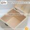 Natural pure classic style hot selling wooden unfinshed wooden box