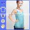 v neck women chiffon camisole with tassels front