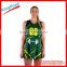 New Style custom sublimation basketball jersey netball dress cheap netball uniforms