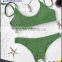 Accept OEM Reversible Women Swimwear Smoked Brazilian Bikini Manufacturer
