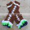 Factory wholesale football baby leg warmers Knit Baby Leggings for Fall/Winter