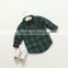 2-8 years Wholesale 2017 New Fashion Full Sleeve Kids Blouses Cotton Autumn Plaid Boys Shirts