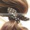 Fashion Rabit Ears Elastic HairBands Dot Print Chiffon Hair Ring