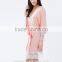 Relaxed fit wrap front comfortable bamboo bathrobe wholesale luxury bathrobe