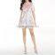 Pleuche One-piece street autumn dresses ladies pink dress