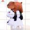 12x25cm Plush Toy Grizzly Panda Ice Hug Bear Stuffed Soft Doll