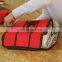 Red Foldable Polyester Handle Casserole Dish Cooler