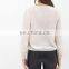 CHEFON Beaded v cut ladies evening party blouses cheap