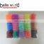 Fashion Factory Price Small Size Transparent Elastic Telephone Wire Hair Band Colorful Hair Accessories