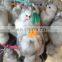 Factory Direct Keyring Use Charm Cute Fur Key chain pendant Fox For Bag Phone Handbag Car