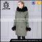 Mr mrs fur parka fur raccoon jacket with real fur removable lining