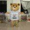 HI CE bear mascot costume for adult size,customzied cartoon mascot costume with high quality