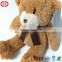 Brown classical thread paw man made with ribbon cute Teddy bear toy