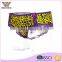 Colorful design leopard printed sexy hot sale seamless panty with lace