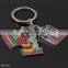 Custom Travel Country Keychain Tourist Souvenir Gifts Metal Key Rings