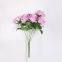 Wholesale Artificial Flower Bouquet 7 Heads Silk Rose