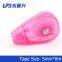 Non Toxic White Out Correction Roller Plastic Colorful Pink Correction Tape No.T-90214