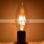 Soft Filament Vintage Led Bulb C35 Spiral Filament 2200k 2700k Warm White Double Dimmable