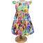 2020 Summer Girls Dress Print Cartoon Wholesale Children's Clothing