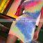 Women tie dye mini bodycon club dresses