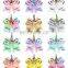 7inch Girl Unicorn Hair Bow Kids Handmade Rainbow Sequin Boutique Hairbands 12styles