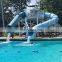 Swimming Pool Closed Flume Fiberglass Drop Slide Aqua Park Slides