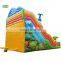 customized nice bouncy inflatable dinosaur water slide