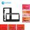 Car Waterproof 12V DC red amber led strip car license plate frame light