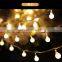 Outdoor Waterproof Garland Warm White 8 Modes with Remote Christmas Tree Decorated Fairy Mini LED Globe Ball String Lights