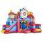Inflatable Roller Coaster Jumping Castle Commercial Bounce House With Slide