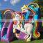 Cheap Bounce House Commercial Kids Jumping Castle Slide Unicorn Inflatable Bouncer Combo For Sale