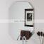 single side hotel mirror wall mounted shell beveling bathroom mirror
