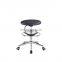 furniture swivel pu leather adjustable lab bar stools chair with wheels