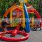 5 in1 sports world baseball inflatable arena target shooting ball game, inflatable football toss potato game toys for adults