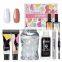 2021 girls nail polish kit uv gel nails cheap nail art kits with base and top coat dual use pen