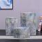 Luxurious Fashion Forest Gilded Cylinder Cube Five-Piece Set Ceramic Vase Decoration